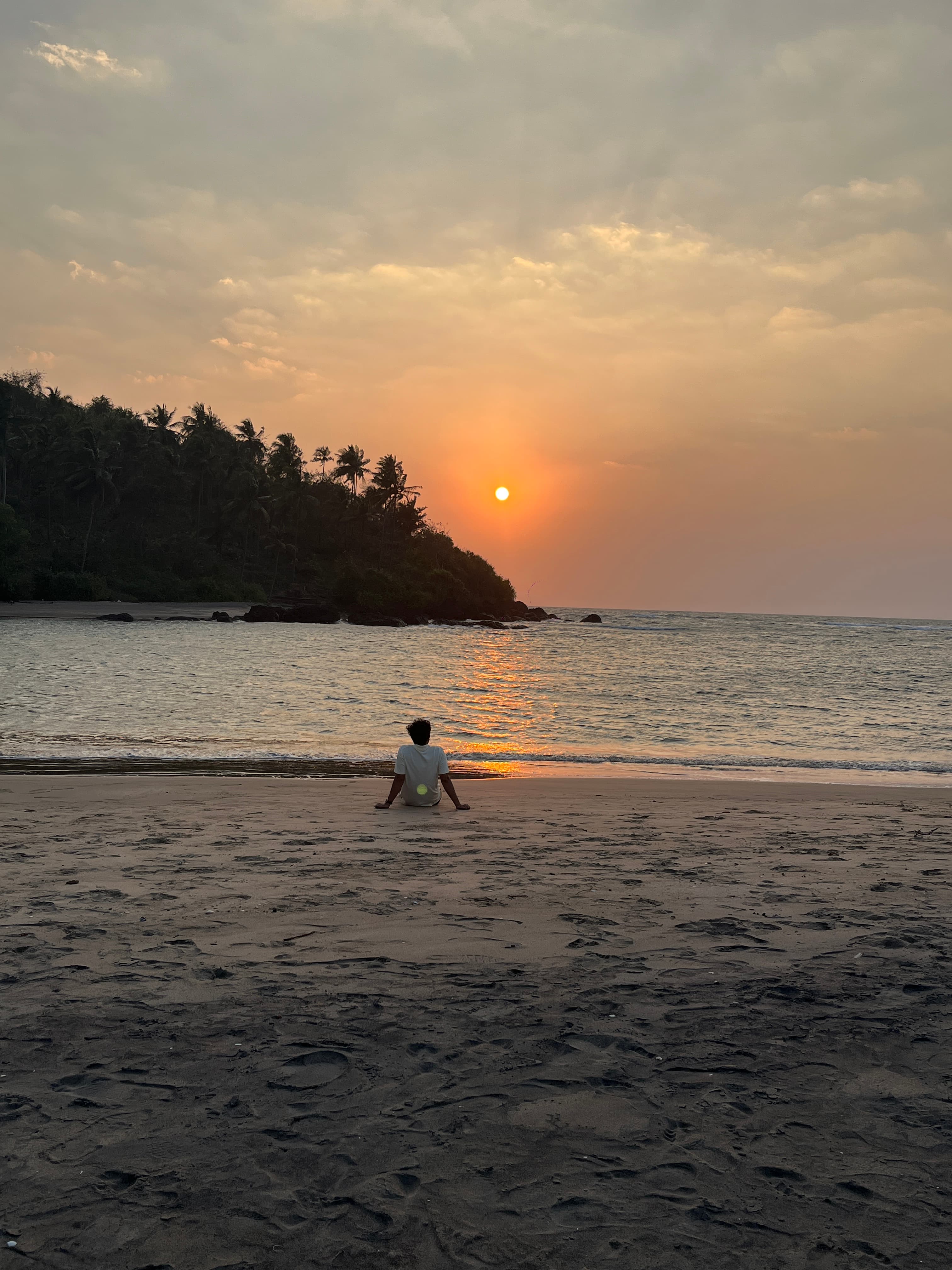 Image of shubham talan on a beach